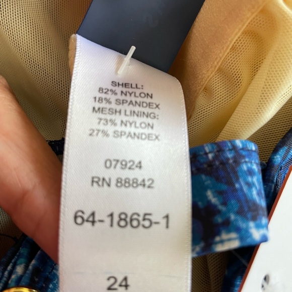 Swimsuits For All Ruffled Tankini, Plus Size 24, NWT - Picture 4 of 4